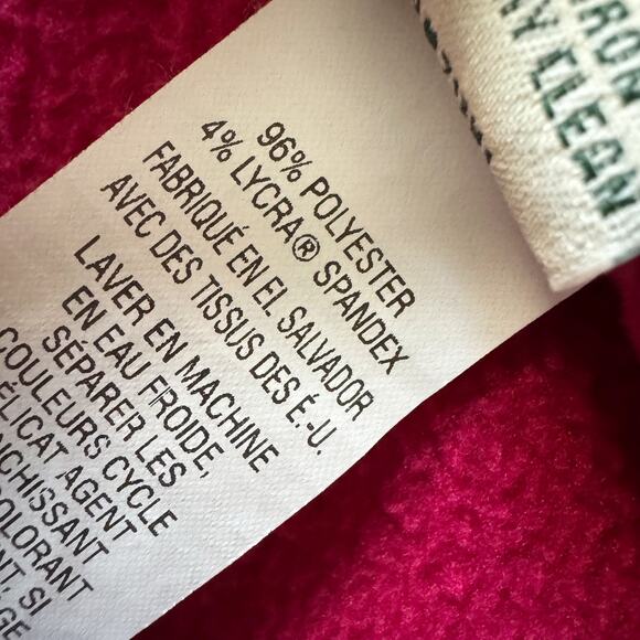 L.L. Bean fleece Jacket Women's Size M Medium Reg Pink Activewear Hiking Zip up - Picture 11 of 12